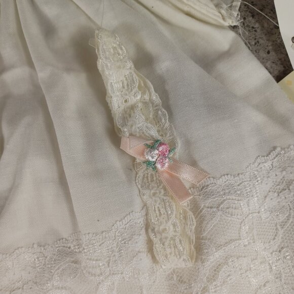 Vintage White Baby Dress 3 Piece Set JcPenney 6-9 Months - Picture 2 of 7